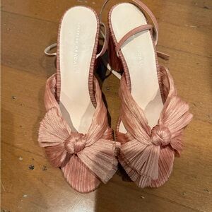 Loeffler Randall Women's Rose Pleated Bow Heels